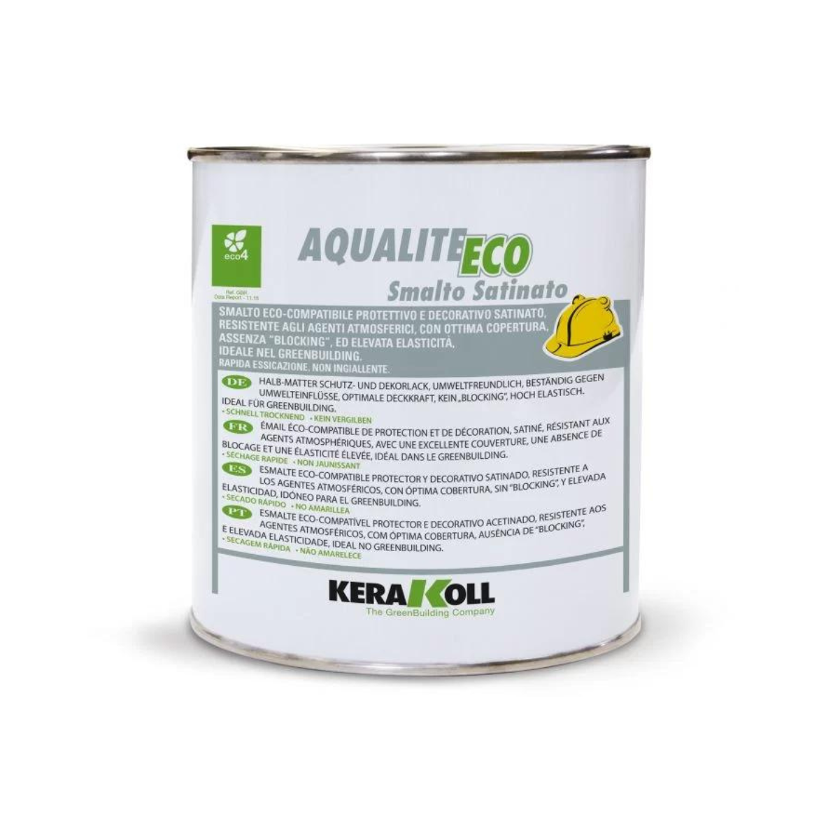 Aqualite Eco smalto Satinato (Base bianco) – 2,5 L